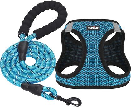 Dog Harness Step-in Breathable Puppy Cat Dog Vest Harnesses for Small Medium Dogs