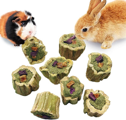 Rabbit Chew Toys for Teeth Guinea Pig Treats Papaya Toy for Bunny (3.5oz)