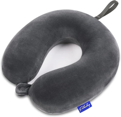 Travel Pillow Memory Foam for Airplanes - Neck Pillow for Traveling, Car, Home, Flight Pillow for Sleeping with
