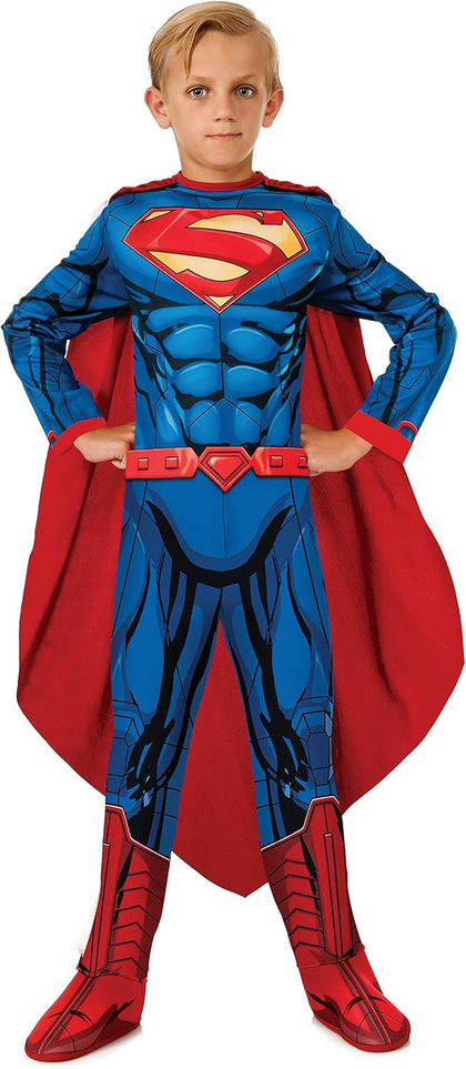 DC Comics Superheroes: Superman Costume for Kids by Rubies, Boy's Medium