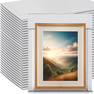 30 Pack 18 x 22'' Extra Large Bubble Mailers Padded Envelopes, White