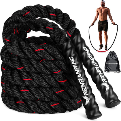 Weighted Jump Rope for Men and Women, 3lb 4lb 5lb Adult Heavy Skipping Rope, Jumprope for Fitness,Workout Equipment
