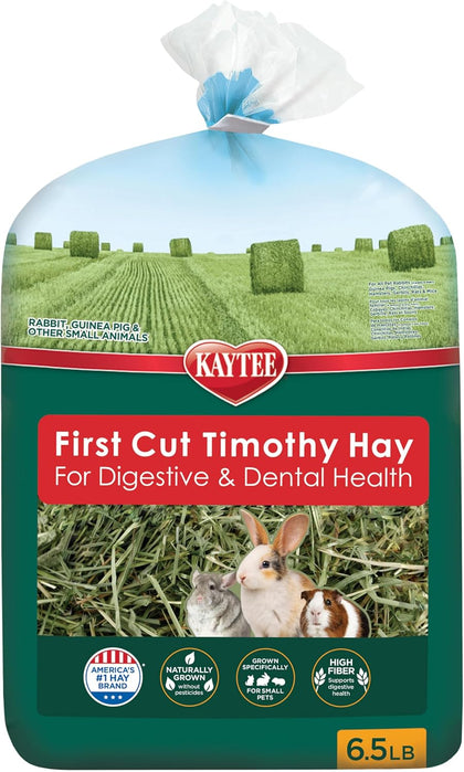 1st Cut Soft and Lush Timothy Hay for Guinea Pigs & Rabbits | Digestive support. Soft guinea pig food and rabbit hay.