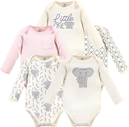 Unisex Baby Organic Cotton Long-Sleeve Bodysuits