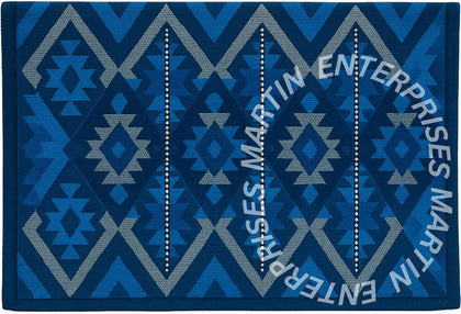 Western Show Saddle Pad/Blanket for Horses - Handmade Wool Saddle Blanket with New Zealand Design, Thick, Durable &