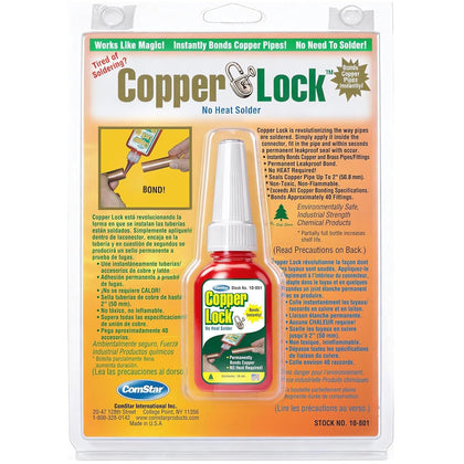 Copper Lock 10 ml No-Heat Liquid Solder, Pipe & Coupling Solder