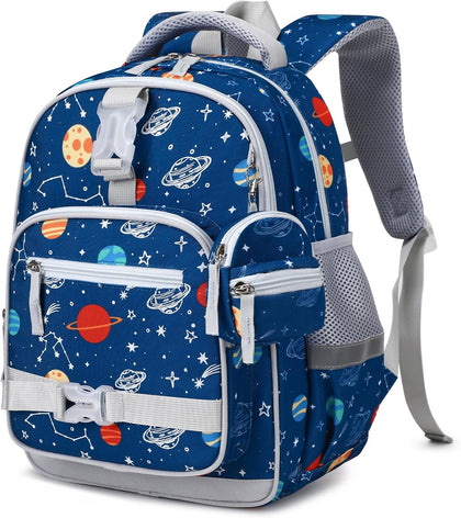 Backpack for Boys 5-8 - 15inch Luminous Lightweight Boys Backpack for School Travel Daycare - Durable Kids Backpack