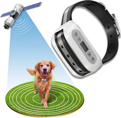 GPS Wireless Dog Fence System, Electric Satellite Technology Pet Containment System by GPS Signal for Dogs and Pets