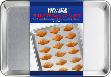 Sheet Pan/Bun Pan, 18" L x 26" W x 2" H Full Size