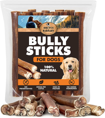 Bully Sticks for Small, Medium & Large Dogs, 6 Inch, 10 Ct