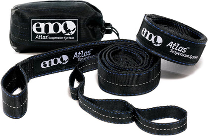 Atlas Suspension System - Tree Strap for Hammock - Accessories for Camping, Hiking, and Backpacking - Black/Royal