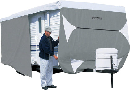 Over Drive PolyPRO3 Deluxe Travel Trailer/Toy Hauler Cover, Fits 22'-24' RVs, RV Cover, Camper Cover, Travel Trailer