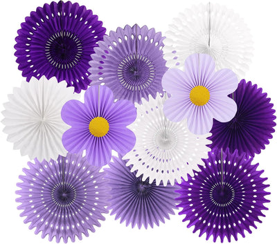 Paper Fans Party Decorations Paper Flowers Decorations for Wall Classroom Floral Backdrop Baby Shower Birthday Party