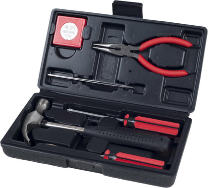 Household Hand Tools, Tool Set - 6 Piece by , Set Includes – Hammer, Screwdriver Set, Pliers (Tool Kit for