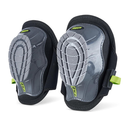 Flat Gel Stabilizer Non-Skid Knee Pads, 1 Pair, Black