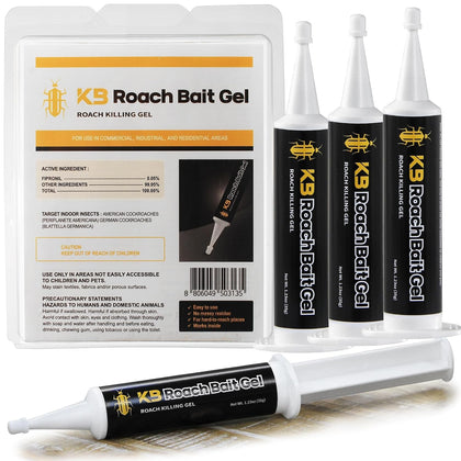 German Roach Killer Indoor Infestation for Home | 97~99% Lab-Tested Mortality in 14 Days - 0.05% Fipronil | 90-Day