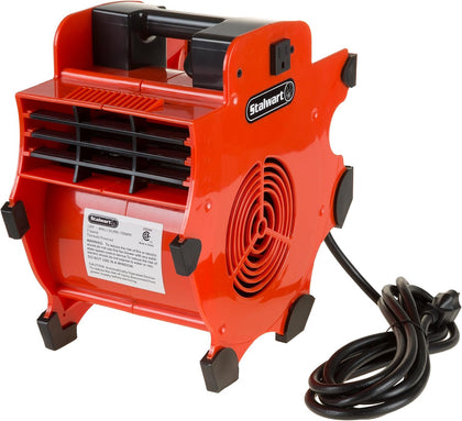 Blower Fan - 3-Speed Heavy-Duty Floor and Carpet Dryer - 1600 watts -Portable Air Mover with 4 Different Angles for