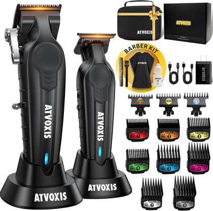 Hair Clippers for Men Professional, Barber Clippers and Trimmers Set, Cordless Hair Clippers, Hair Cutting Kit