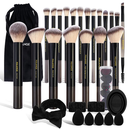 Makeup Brushes 30 Pcs Makeup Kit, Multi-functional Makeup Tool Set with 20 Pcs Makeup Brush Foundation Brush Make up