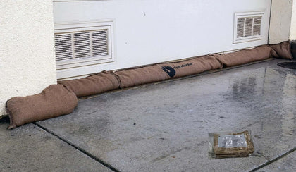 HydraSorber - Sandless Sandbags - Water Absorbent Flood Barrier