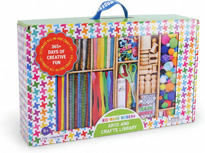 Arts and Craft Kit – A DIY 3.8 Pounds of Hobby Craft Supplies & Materials Box for Creative Art Projects for Kids Age