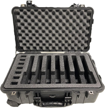 Pelican 1510 7 Pistol Range Insert – High-Density Custom Cut Foam Insert for Handguns & Magazines, Precision