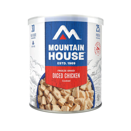 Diced Chicken #10 Can Freeze Dried Survival & Emergency Food Gluten-Free 14 Servings