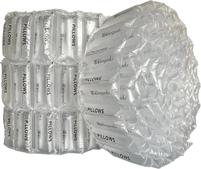AirPillows 300 Count Premium Prefilled Air Bubbles for Package Shipping | 6 CuFt, 44 Gal, 4x8-In Ea | like Packing