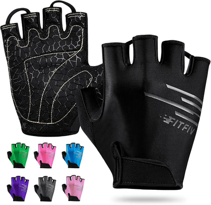 Cycling Gloves Bike Gloves for Men/Women Half Finger Biking Gloves Exercise Workout Gloves Suitable for Outdoor