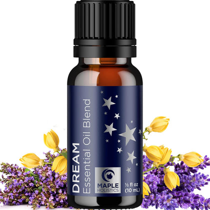 Sleep Essential Oil Blend for Diffuser - Dream Essential Oils for Diffusers Aromatherapy and Relaxation with Clary