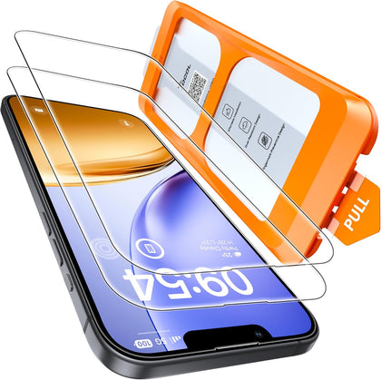 for iPhone 17e Screen Protector 6.1 inch 9H Hardness Military Grade Shatterproof 17 e HD Tempered Glass Easy