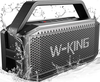 Loud Bluetooth Speaker, 100W Max IPX6 Portable Outdoor Speakers Bluetooth Wireless/60W Deep Bass Radiator/2