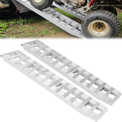 2pcs 6000 lbs 84" x 14" Aluminum Trailer Ramps