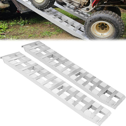 2pcs 6000 lbs 84" x 14" Aluminum Trailer Ramps