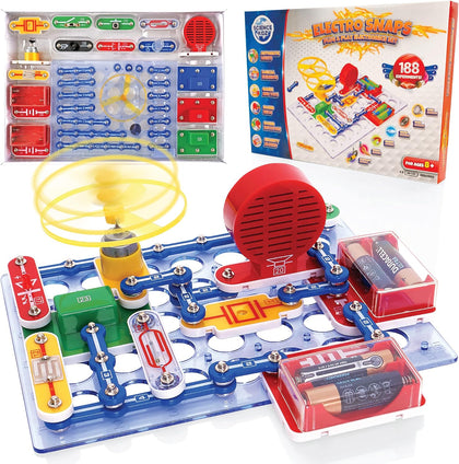 Electronics Kit - 188 Science Experiments Set for Kids