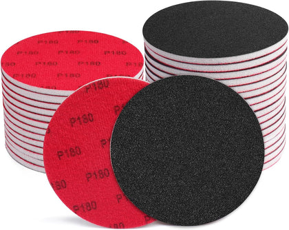 Shinboc 18 PCS 5 Inch Sanding Sponge Assortment, Bowling Ball Sanding Pads | 180-3000 Grit, Hook and Loop Sandpaper
