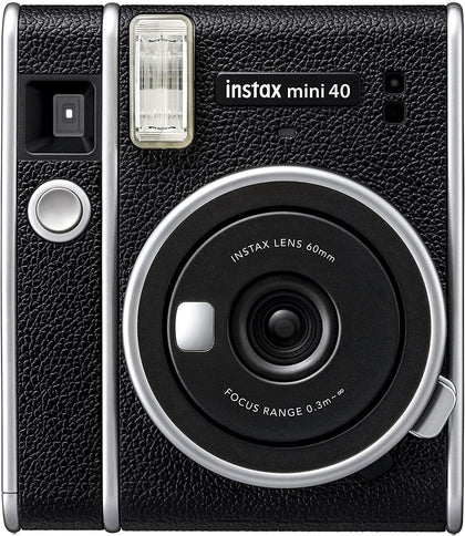 Instax Mini 40 Instant Film Camera with Built-in Selfie Lens, Auto Exposure, Auto Shutter Speed, Easy to Use, Stylish