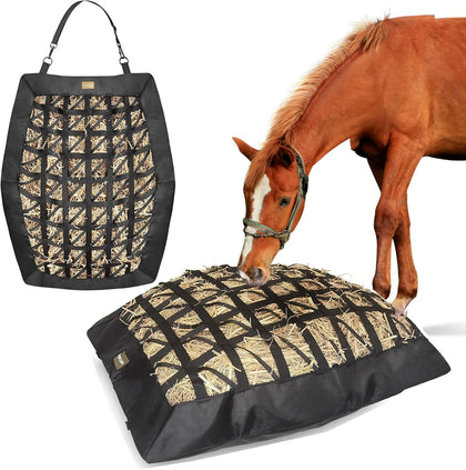 Hay Bag for Horses,Ultra-Slow Feed Hay Bag for Ground Feeding (1)