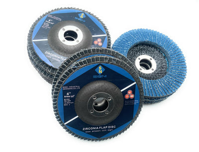 10-Pack Premium Zirconia Abrasive Flap disc for Angle Grinder Grinding Metal Steel (4.5 inch T29 80#)
