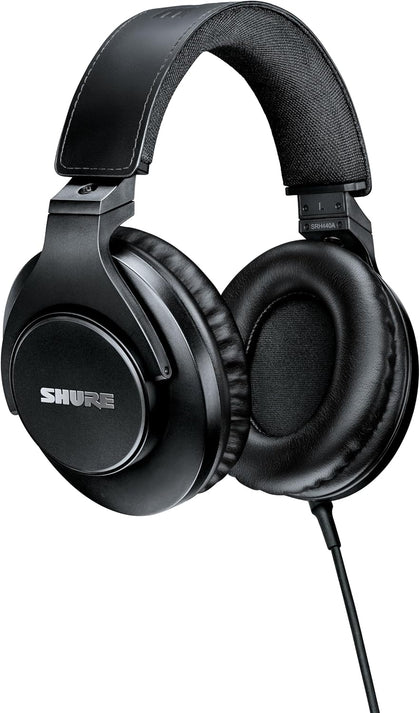 SRH440A Over-Ear Wired Studio Headphones for Recording | Studio-grade closed-back headphones with enhanced frequency