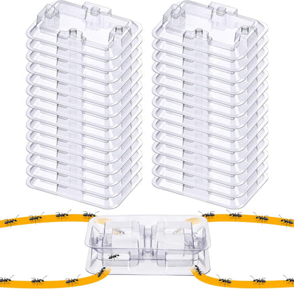 Ant Bait Stations Reusable (Bait NOT Included), Multi Surface Ant Killer Trap for Home Control for Indoor and Outdoor