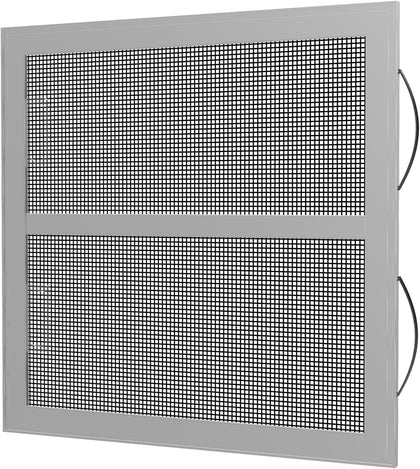 Custom Double Hung Window Screen (DH2) for Window Screen Replacement (Top Sash Moving). Equipped with Leaf Springs to