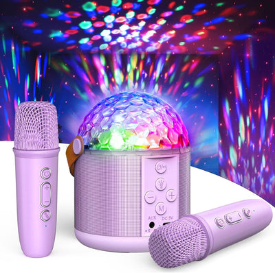 Mini Karaoke Machine for Kids, Birthday Party Gifts Toys for Girls Ages 4 5 6 7 8 9 10 11 12+ Years Old, Karaoke