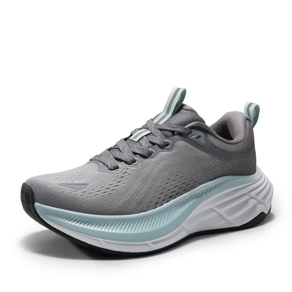 Women's Walking Shoes Running Tennis Sneakers,Grey,8