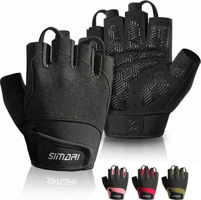 Breathable Workout Gloves with Cushion Pad/Grip/Reduce Calluses, Weight Lifting Gloves for Gym Exercise, Cycling