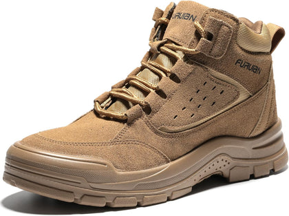Steel Toe Boots for Men Women Lightweight Work Boots Pioneer Series | ASTM Certificated Safety Shoes, Width Option