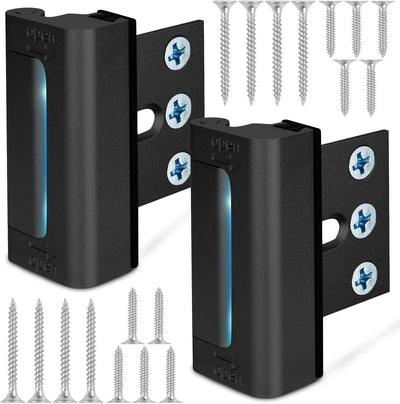 Home Security Door Reinforcement Lock, Upgraded Front Door Locks for Kids Safety Withstand 800 lbs, Child Proof Door