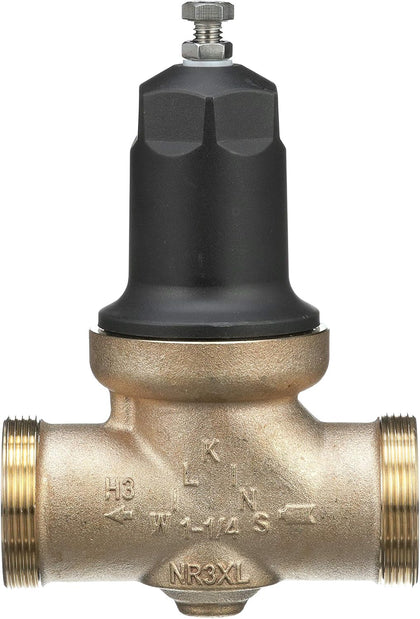Zurn Wilkins 114-NR3XLDULU 1-1/4" NR3XL Pressure Reducing Valve with Union Capable Female x Female NPT Connection