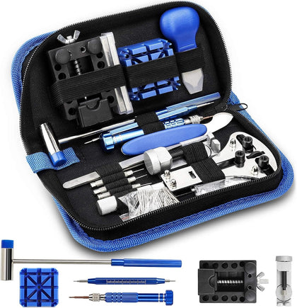Watch Repair Kit Tool—Professional Watch Band Opener Link, Watch Battery Replacement Tool kit, Watch Back Case