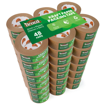 Eco-Friendly Kraft Paper Tape Packing Tape 2Inch x 55Yard
